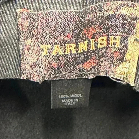 Black Wool Hat EUC by Tarnish Made in Italy - Picture 7 of 7